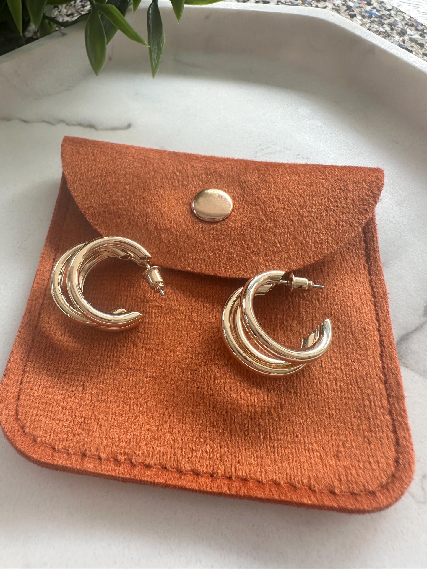 Triple Hoop Earrings