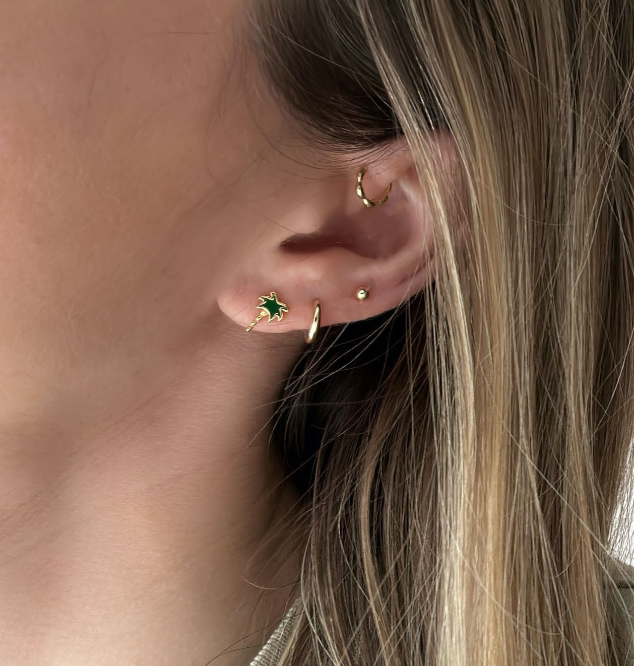 Palm Tree Studs