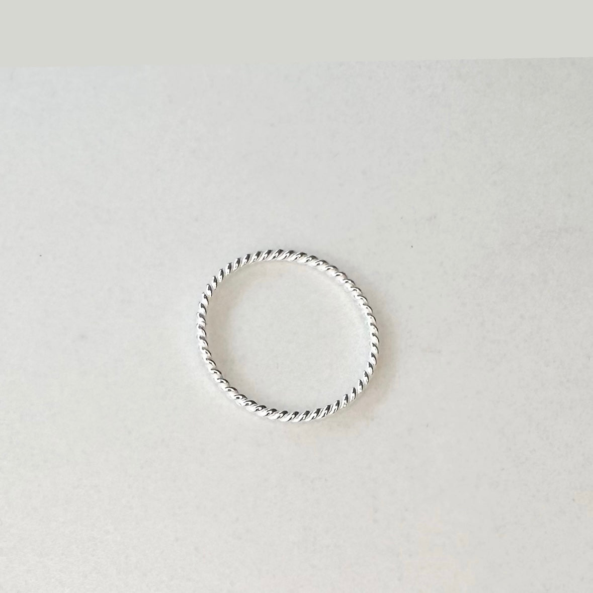 Silver Twisted Ring