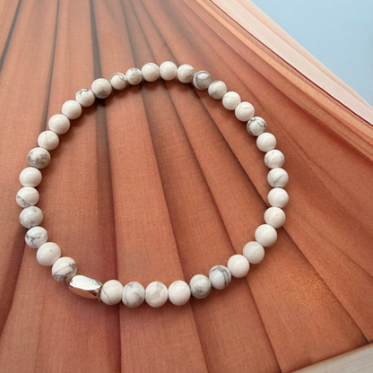 Howlite Marble Gemstone Bracelet
