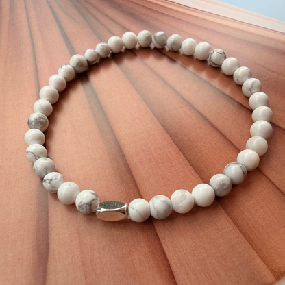 Howlite Marble Gemstone Bracelet