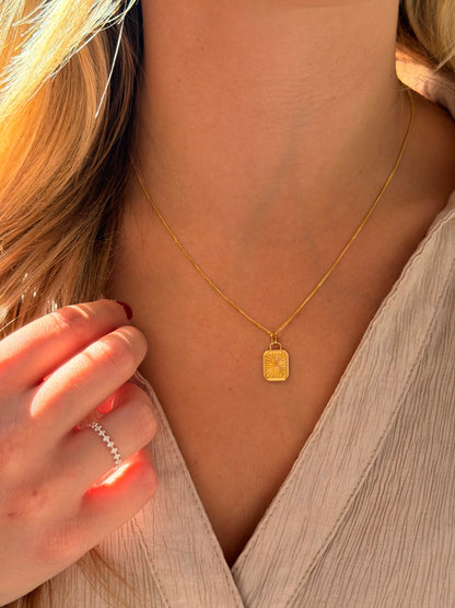 Gold Plated Sol Necklace
