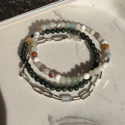 Sterling Silver Paperclip Chain Bracelet