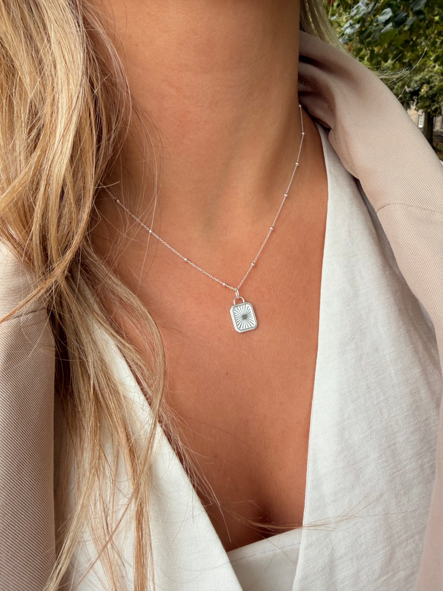 Silver Sol Necklace