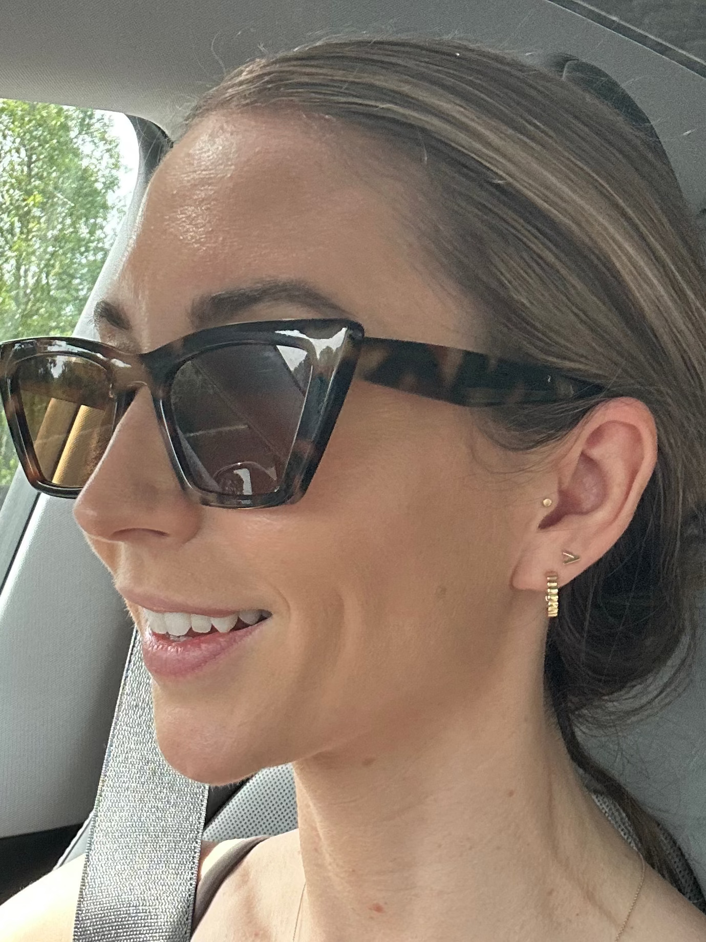 Fluted Hoop Earrings