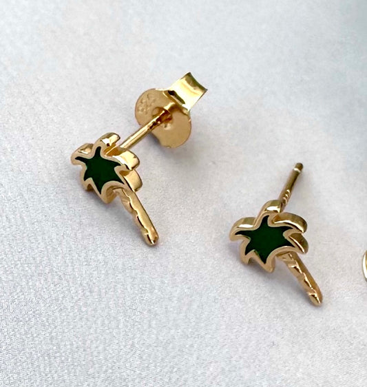 Palm Tree Studs