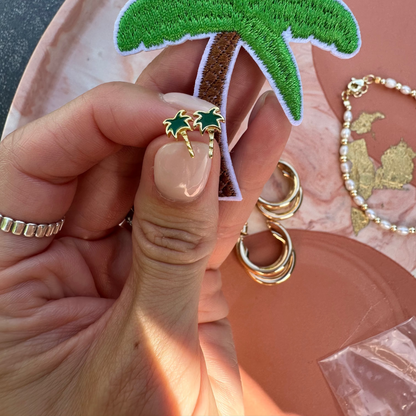 Palm Tree Studs