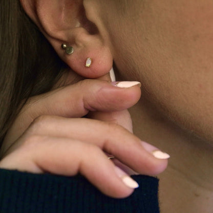 Genuine Opal Studs