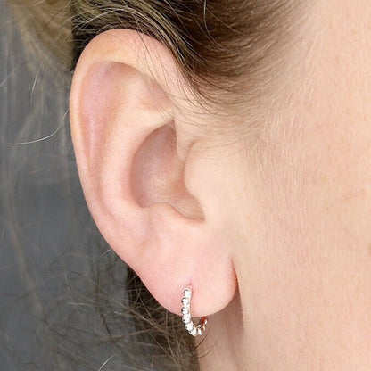 Bobble Huggie Hoops