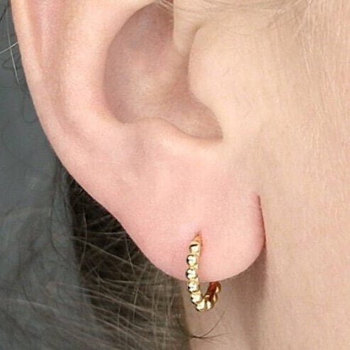 Bobble Huggie Hoops