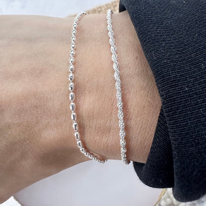 Silver Seed Bracelet