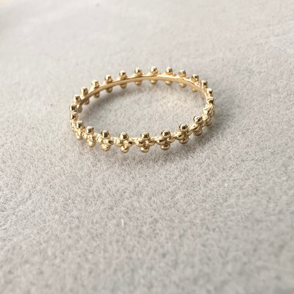 Gold Bead Ring