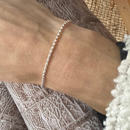 Silver Seed Bracelet