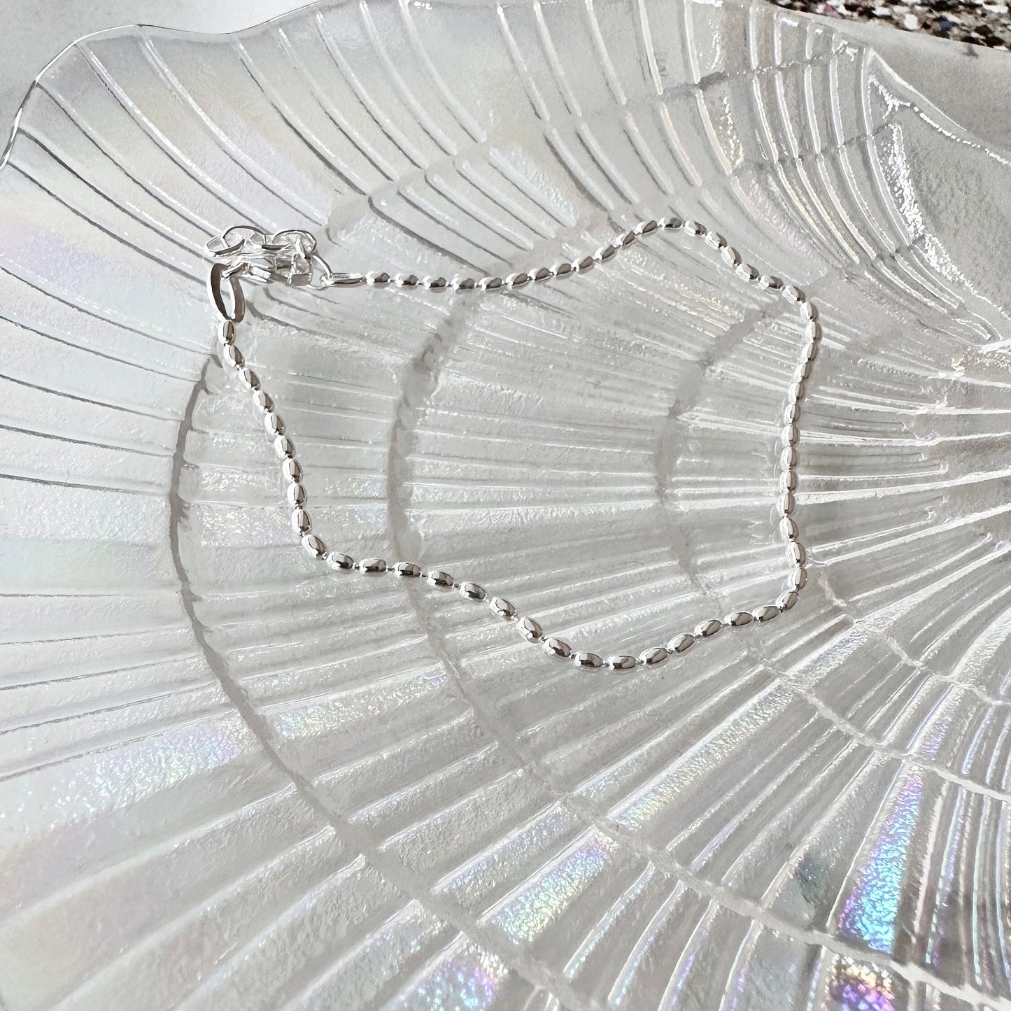 Silver Seed Bracelet