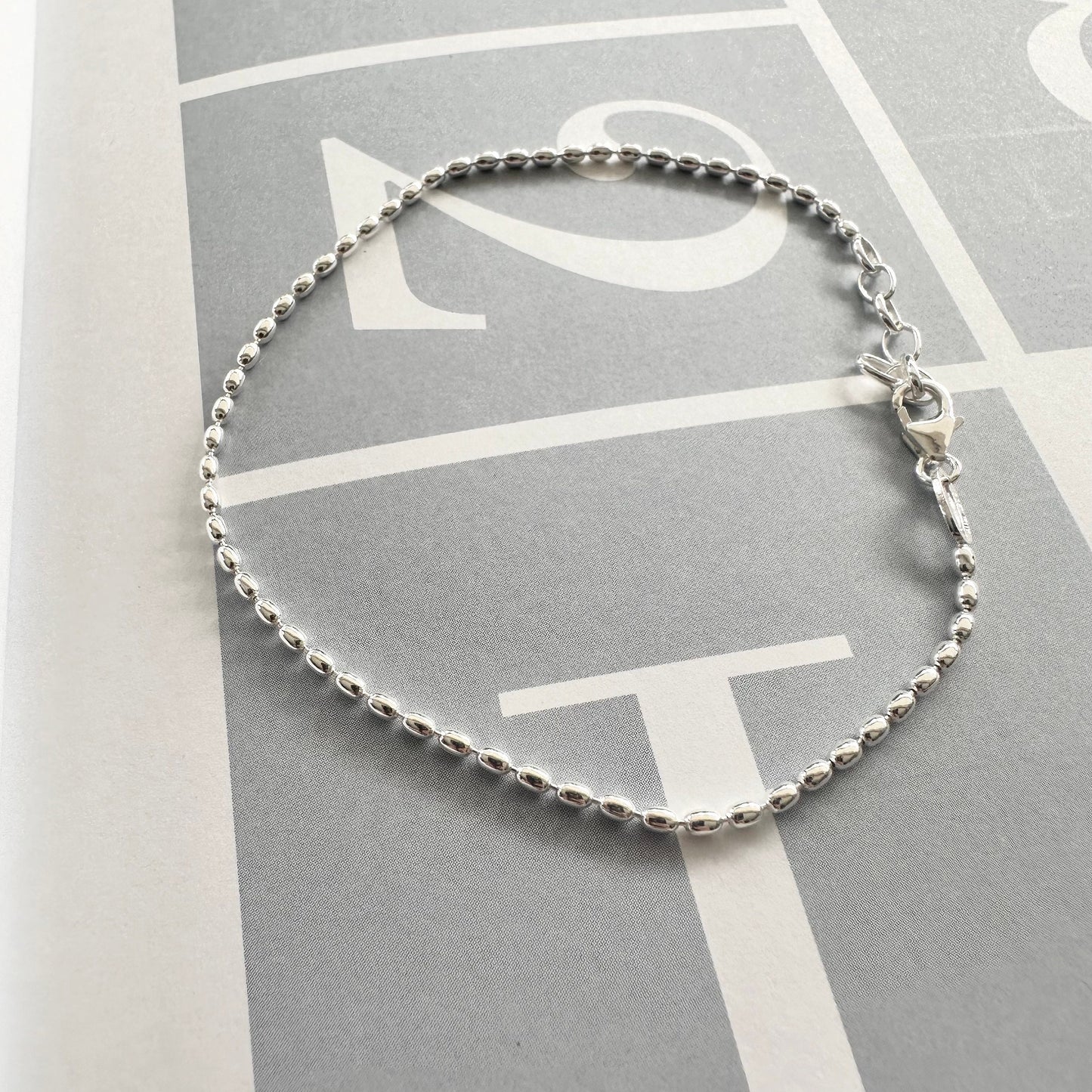 Silver Seed Bracelet