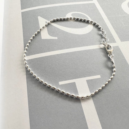 Silver Seed Bracelet