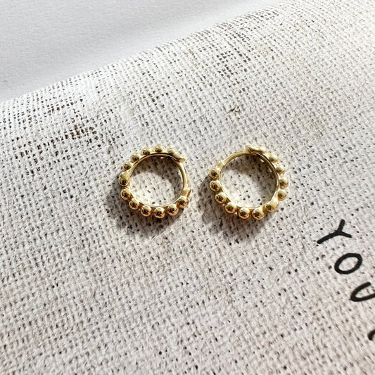 Bobble Huggie Hoops