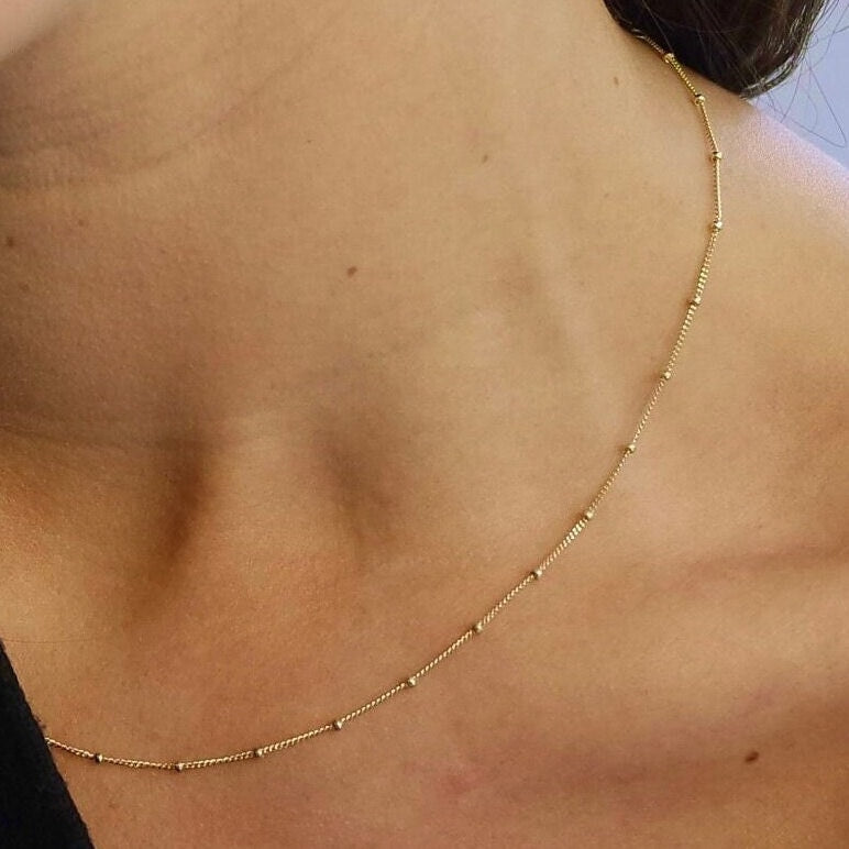 9K Gold Satellite Chain
