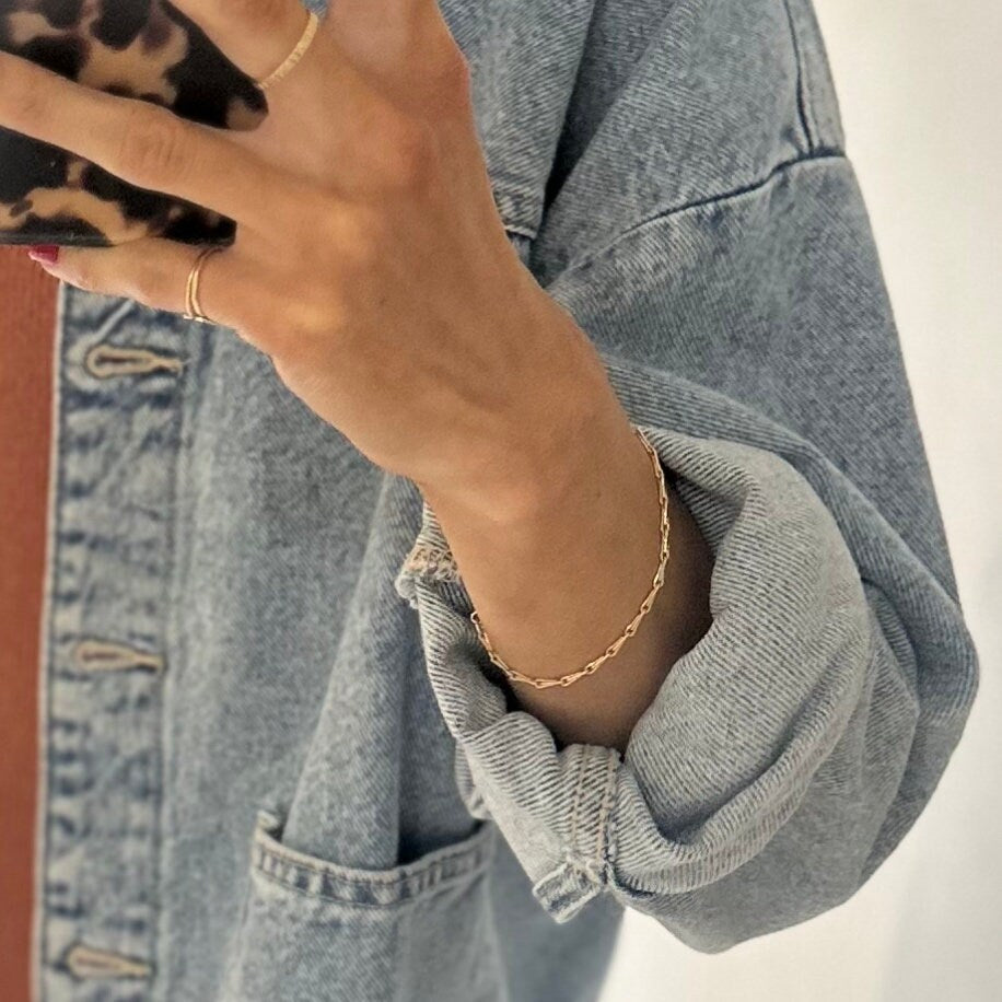 9K Gold Seed Bracelet