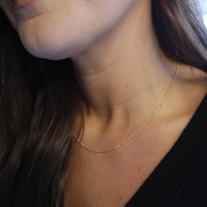 Gold Plated Satellite Chain