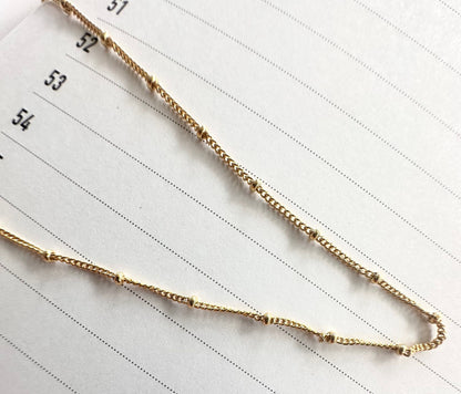 Gold Plated Satellite Chain