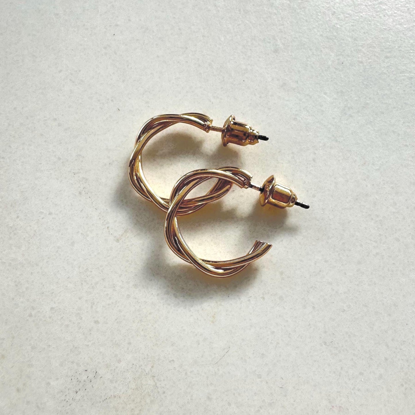 Twisted Hoop Earrings