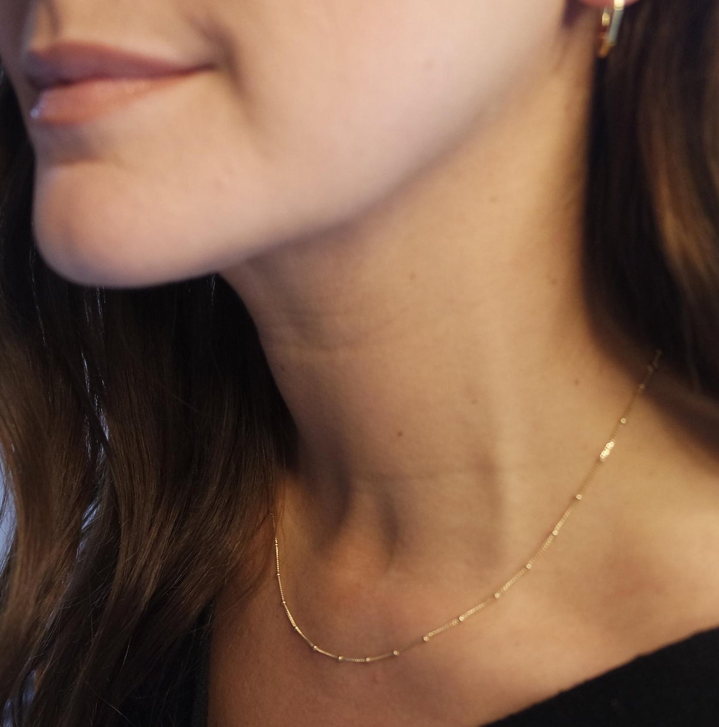 Gold Plated Satellite Chain