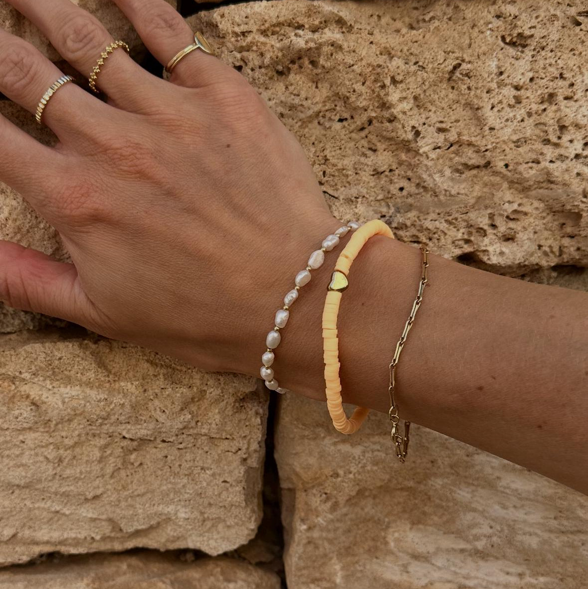 Heart Bead Friendship Bracelets