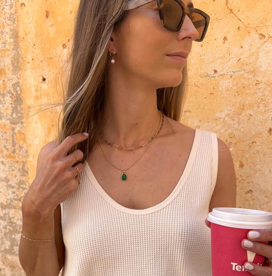 Freshwater Pearl Hoops
