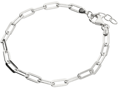 Sterling Silver Paperclip Chain Bracelet